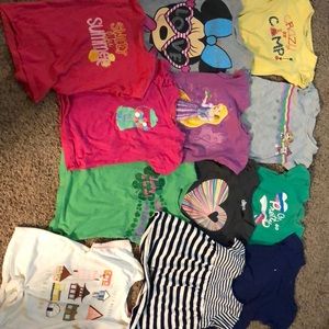Lot of size 5 t-shirts